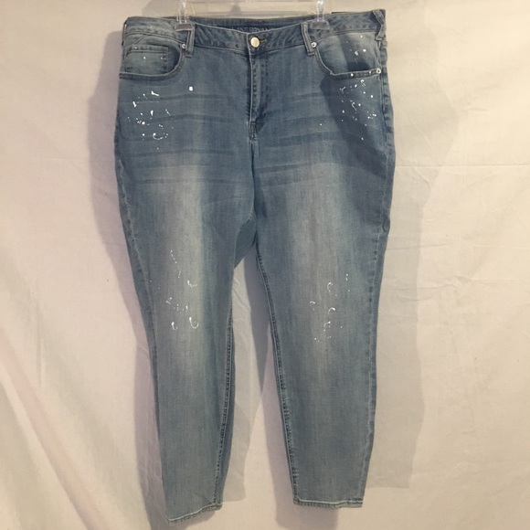 Lane Bryant Denim - 🎉Lane Bryant Distressed Skinny Jean Size 22🎉